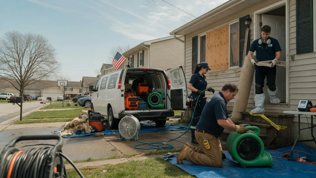 Water Damage Restoration in Lowell, IN near me